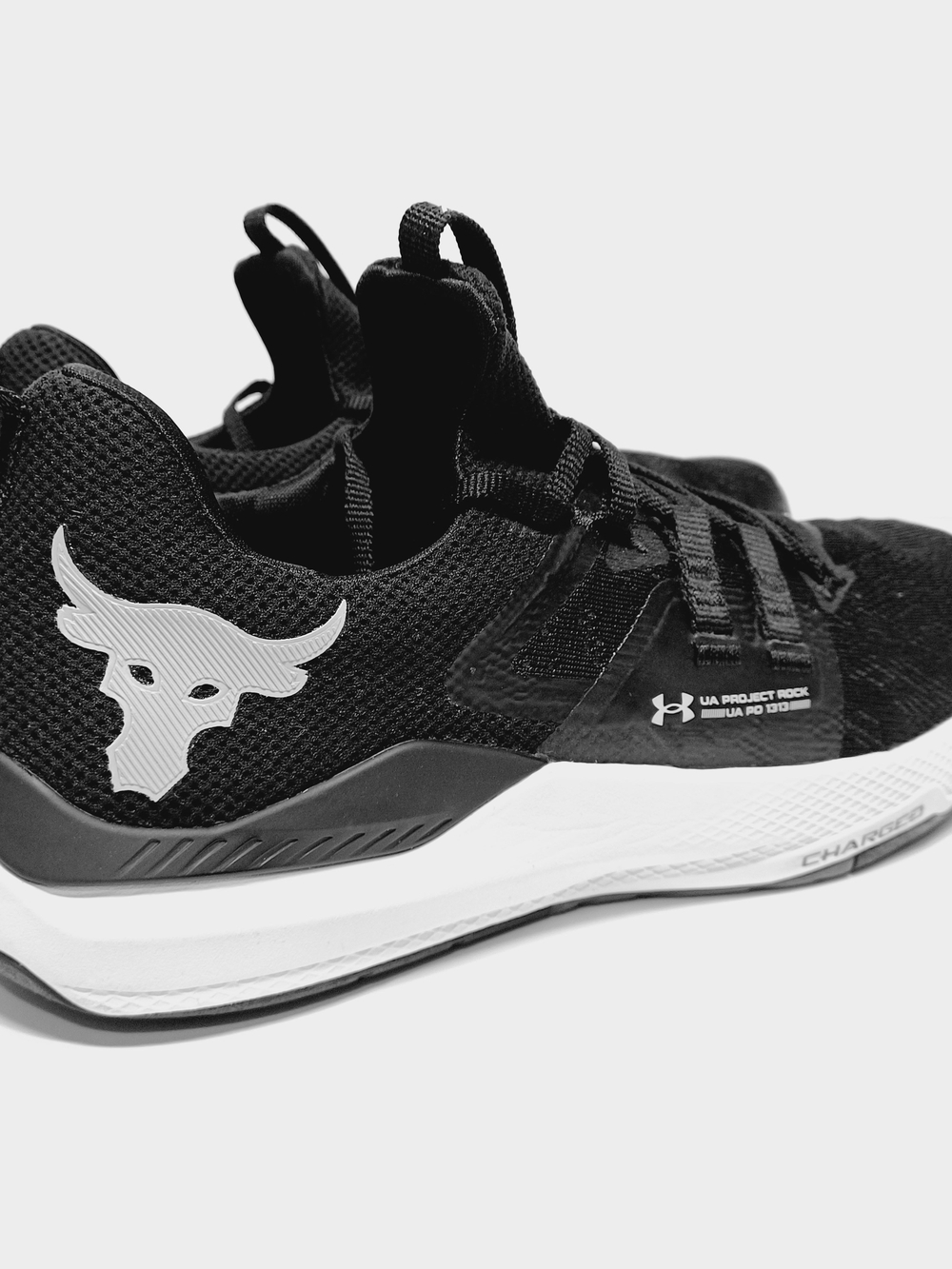 Under Armour Project Rock Black Athletic Shoes mens 9.5/ women's 11